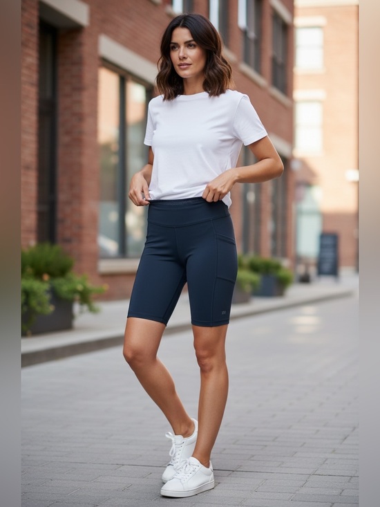 Splits59 Pants - Splits59 High-Waist Athletic Bike Shorts